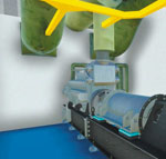 Рис. 2. Фрагмент BIM-модели с низкой степенью детализации