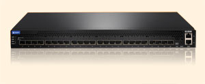 Модель коммутатора Juniper EX2500 высотой 1U оборудована 24 10GE-портами