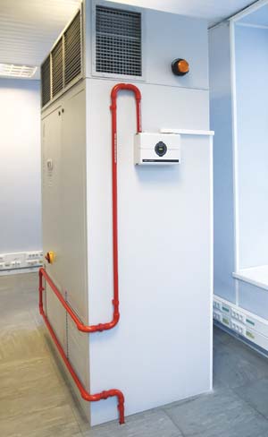 Пример установки аспирационной системы в ЦОДе